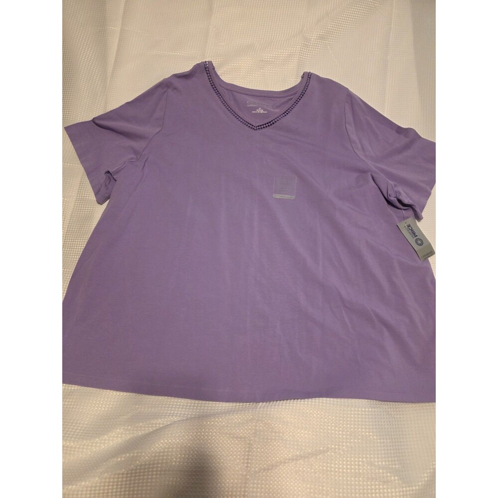 NWT Suprema Collection Essentials by Catherine - V-neck Womens Size 2x (22/24W)